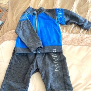 Hot Sale 🔥 Armani Tracksuit with zipped, sweatshirt